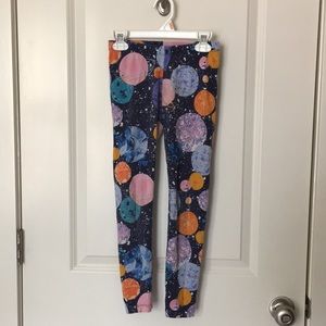 GIRLS PAINT SPLATTER PLANET LEGGINGS! 🪐